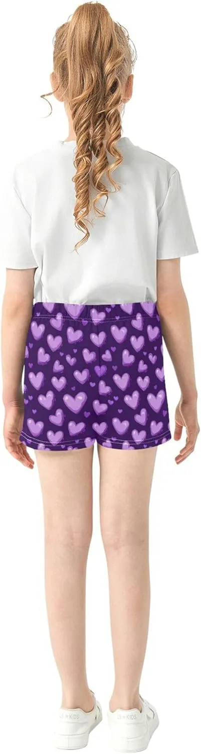Girl's Athletic Shorts with Pockets Athletic Shorts for Teen for Dance