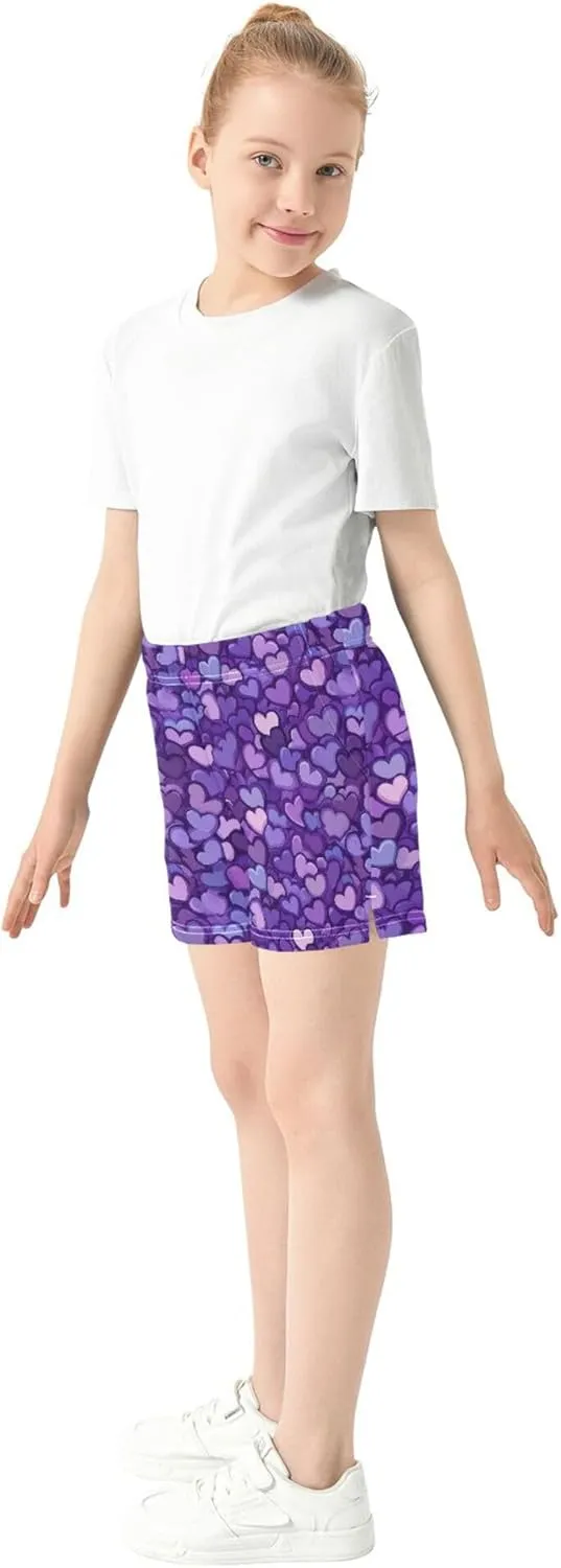 Girl's Athletic Shorts with Pockets Athletic Shorts for Teen for Dance