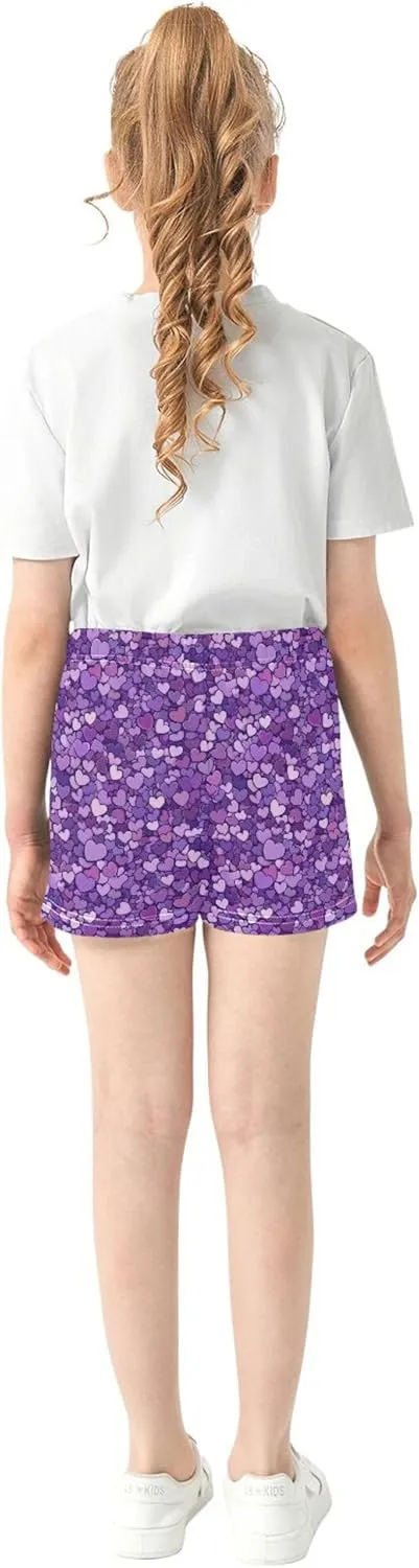 Girl's Athletic Shorts with Pockets Athletic Shorts for Teen for Dance