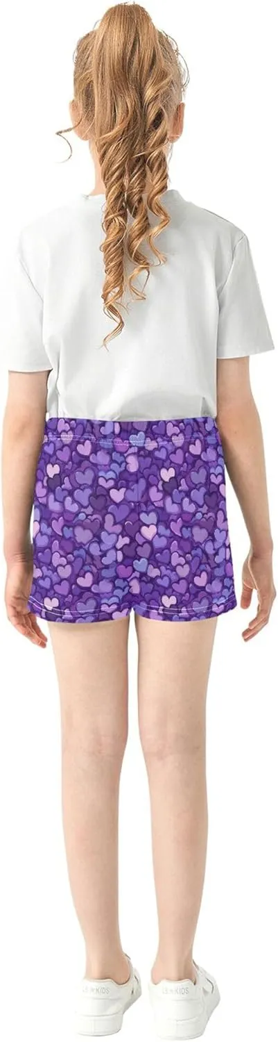 Girl's Athletic Shorts with Pockets Athletic Shorts for Teen for Dance