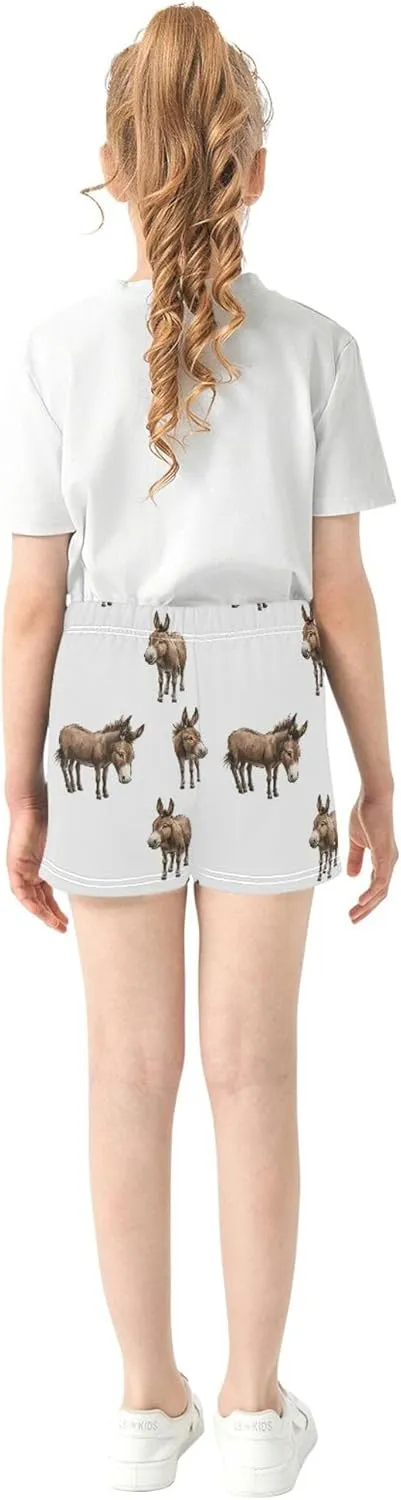 Girl's Athletic Shorts with Pockets Youth Athletic Shorts for Gym