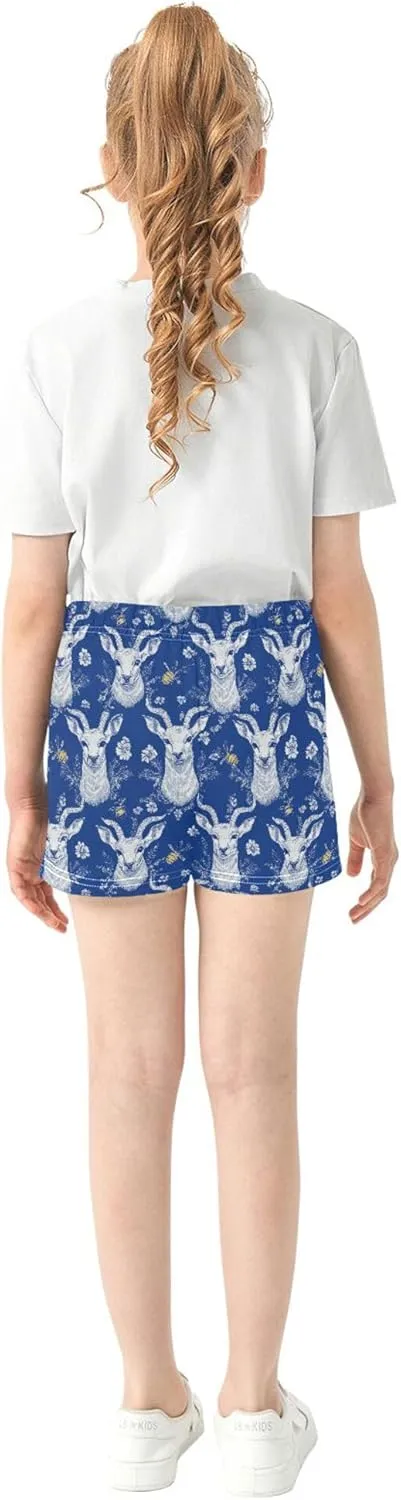 Girl's Athletic Shorts with Pockets Youth Athletic Shorts for Gym