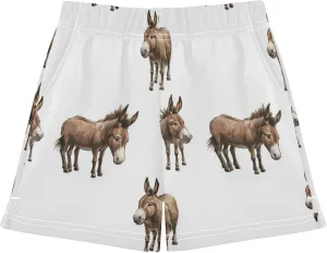 Girl's Athletic Shorts with Pockets Youth Athletic Shorts for Gym