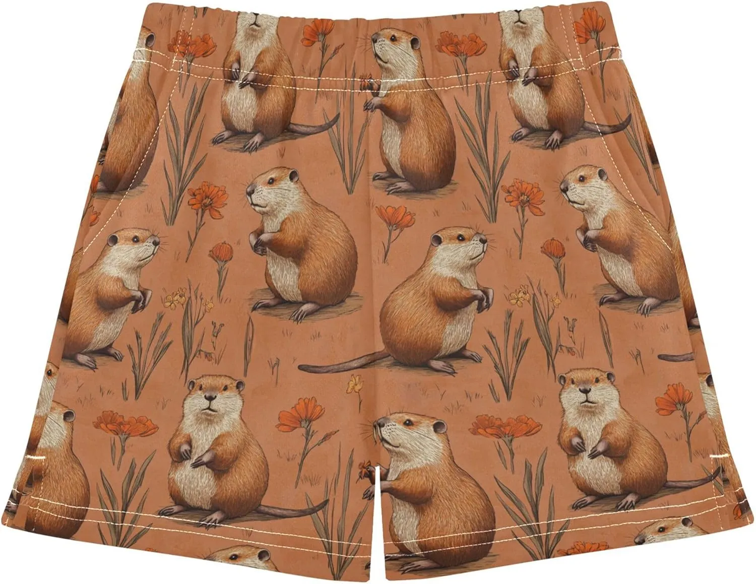 Girl's Athletic Shorts with Pockets Youth Athletic Shorts for Gym