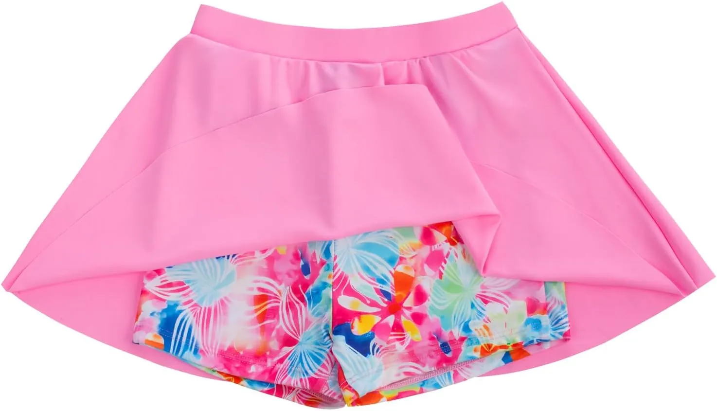 GRACE KARIN Girls Swimsuit Cross Back Swim Top and Swim Shorts Skirt Bathing Suit Two Piece Swimwear 5-12Y