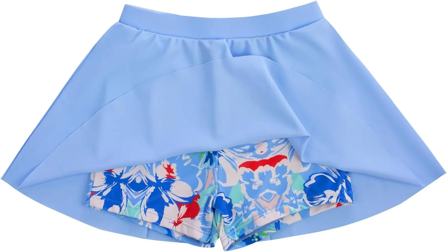 GRACE KARIN Girls Swimsuit Cross Back Swim Top and Swim Shorts Skirt Bathing Suit Two Piece Swimwear 5-12Y