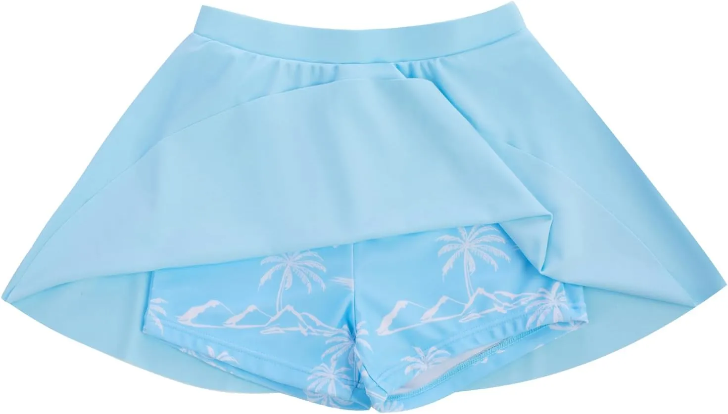 GRACE KARIN Girls Swimsuit Cross Back Swim Top and Swim Shorts Skirt Bathing Suit Two Piece Swimwear 5-12Y