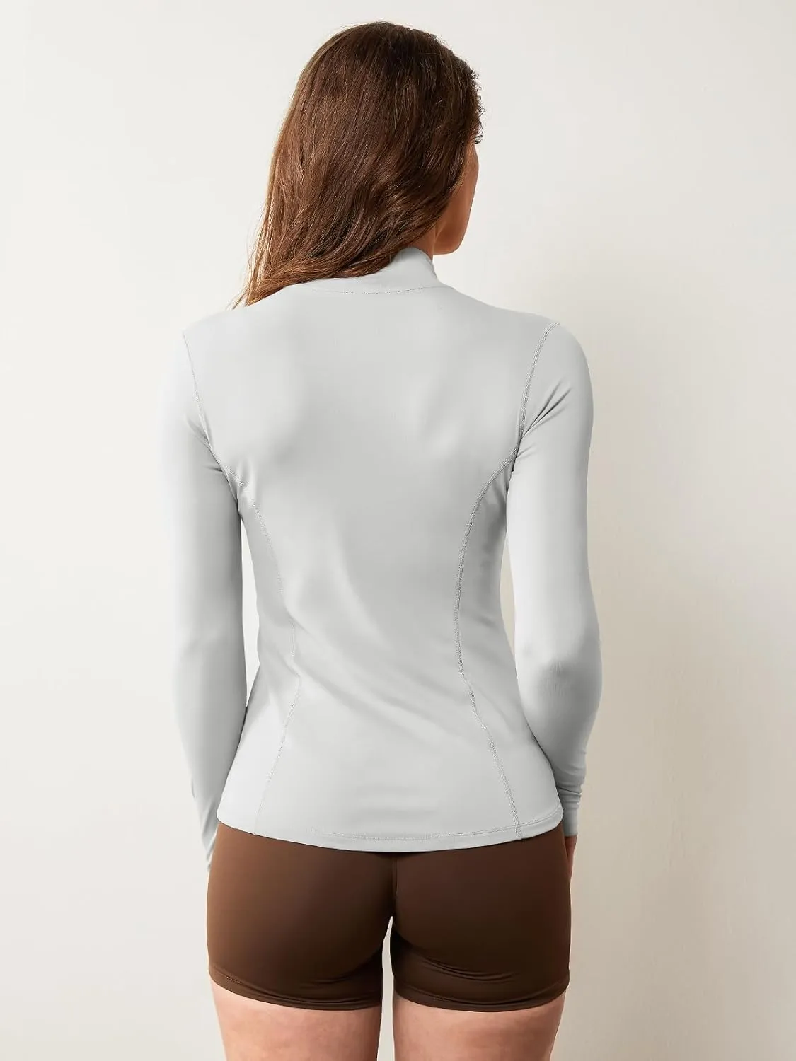 GYM RAINBOW Womens Athletic Zip Up Jakcets Contoured fit Lightweight Running Workout Jacket with Thumb Holes & Pockets
