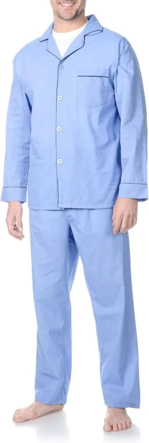 Hanes Men's Broadcloth Pajama Set