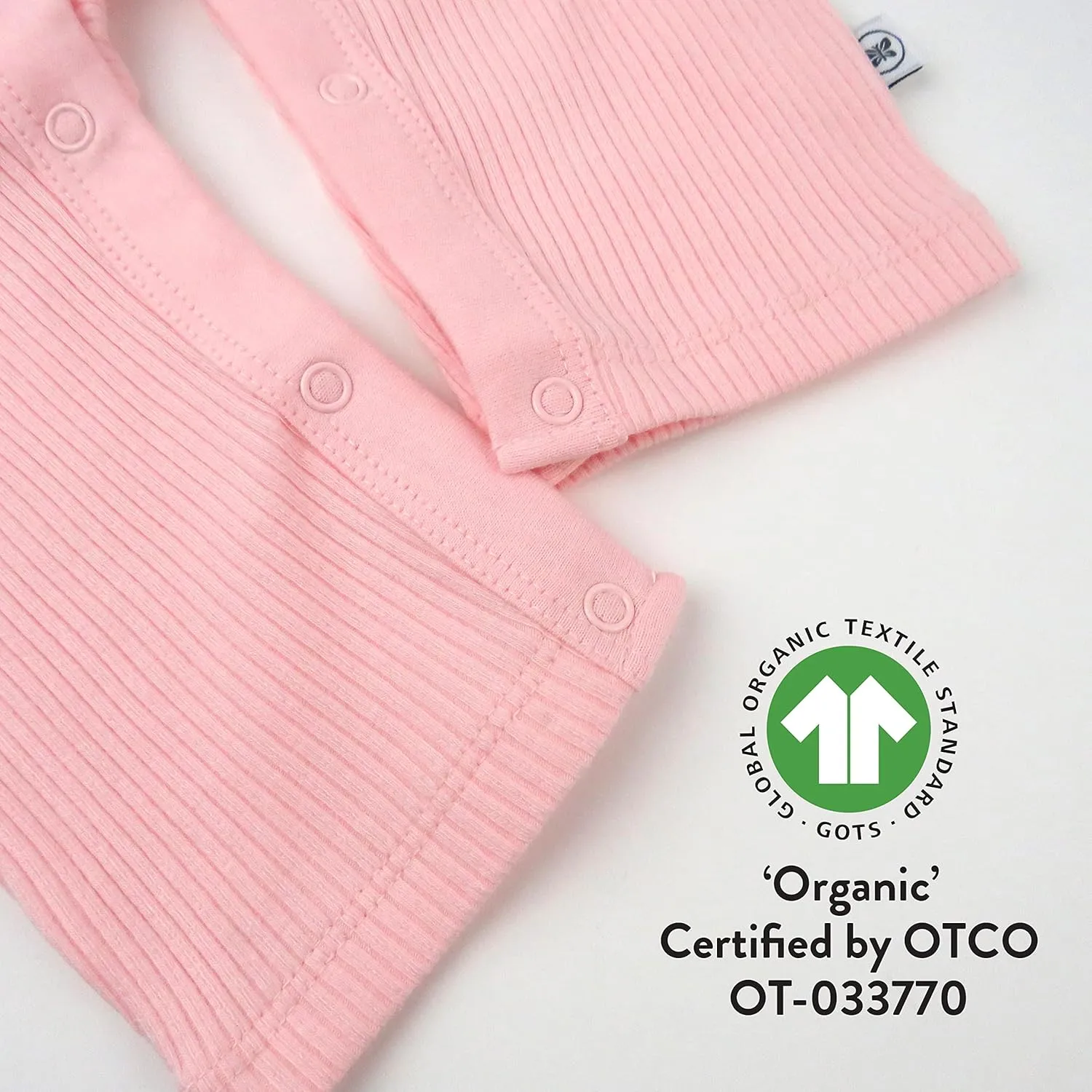 HonestBaby baby-girls Rib Romper and Headband Organic Cotton