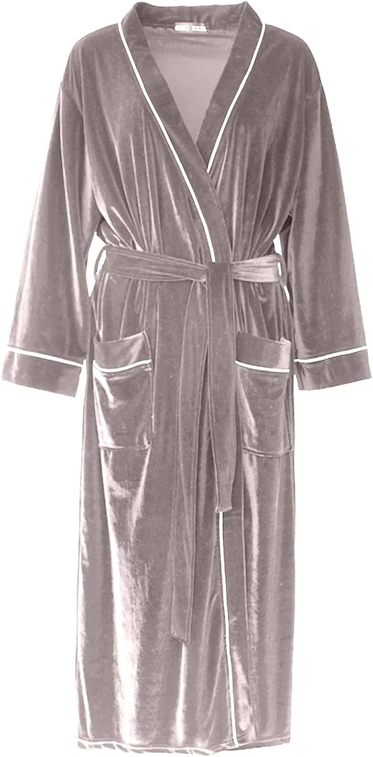 Hooded Robes for Women Bathrobe Plush Long Spa Robe Fleece Bathrobe Women Bathrobe Womens Fuzzy Womens Plush Fleece