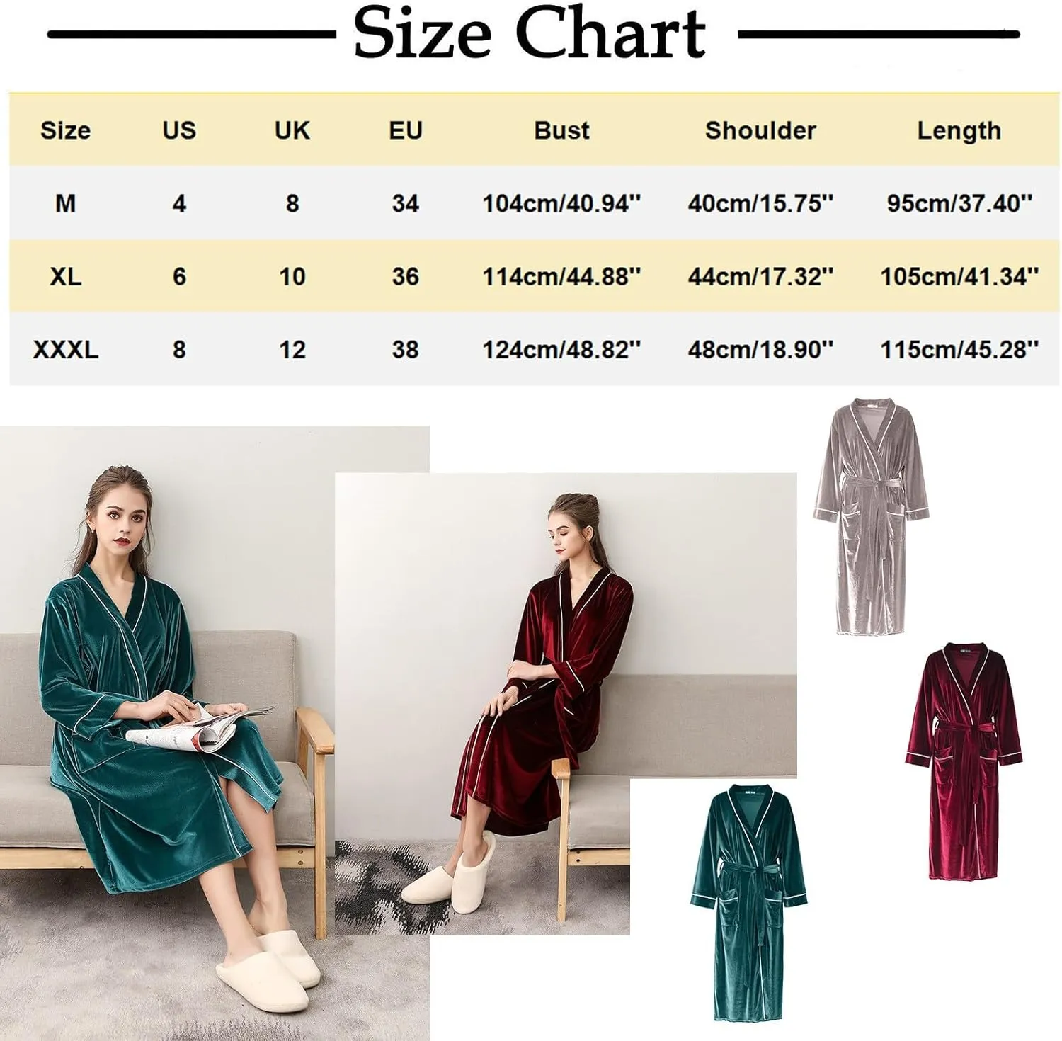 Hooded Robes for Women Bathrobe Plush Long Spa Robe Fleece Bathrobe Women Bathrobe Womens Fuzzy Womens Plush Fleece