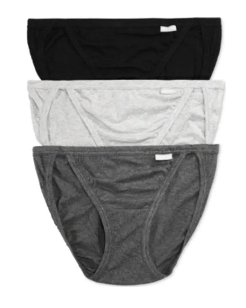 Jockey 3 Pk Elance Cotton String Bikinis