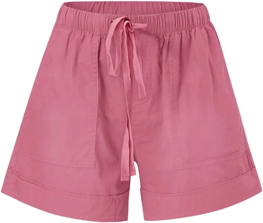 LCMTWX Women's Shorts Casual Pants High-Waist Sports Loose Shorts Casual Fashion Pants Women's Shorts Jean Shorts Womens