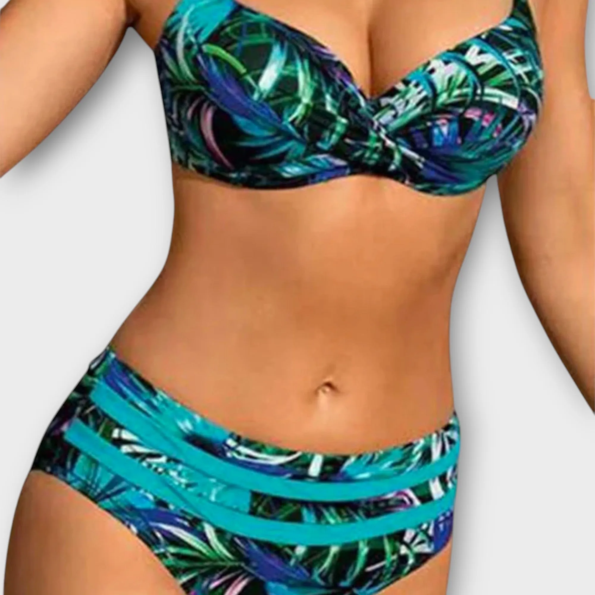 Leona Tropical Print Bikini