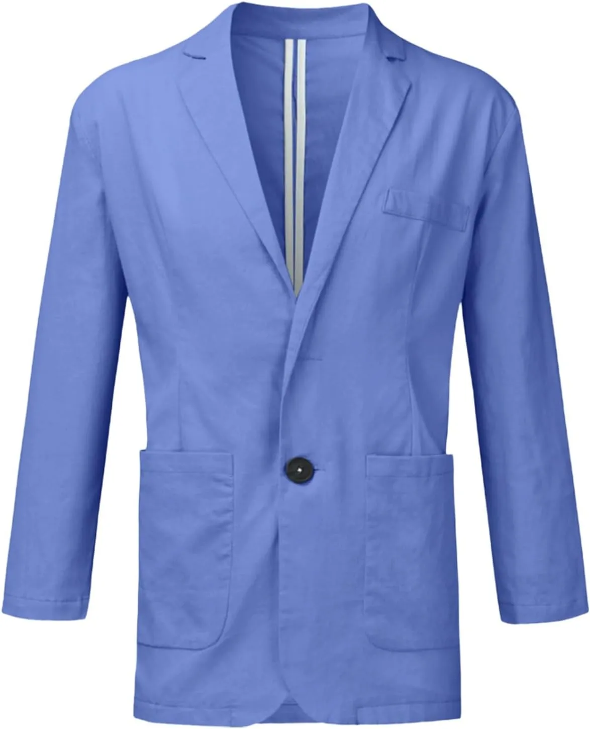 Linen Blazer Men Summer Casual Business Suit Jackets Lightweight Sports Linen Suit Jacket for Men