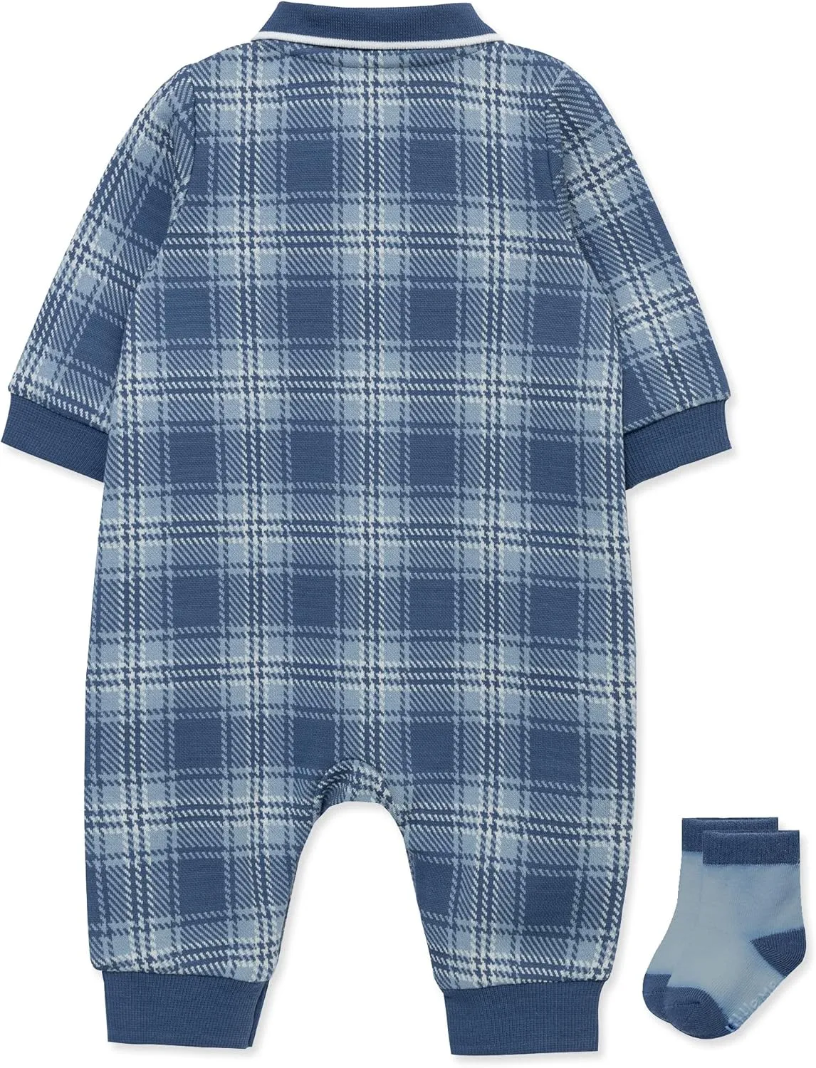 Little Me Clothes for Baby Boys' Coverall and Socks Set, 3 Months - 12 Months