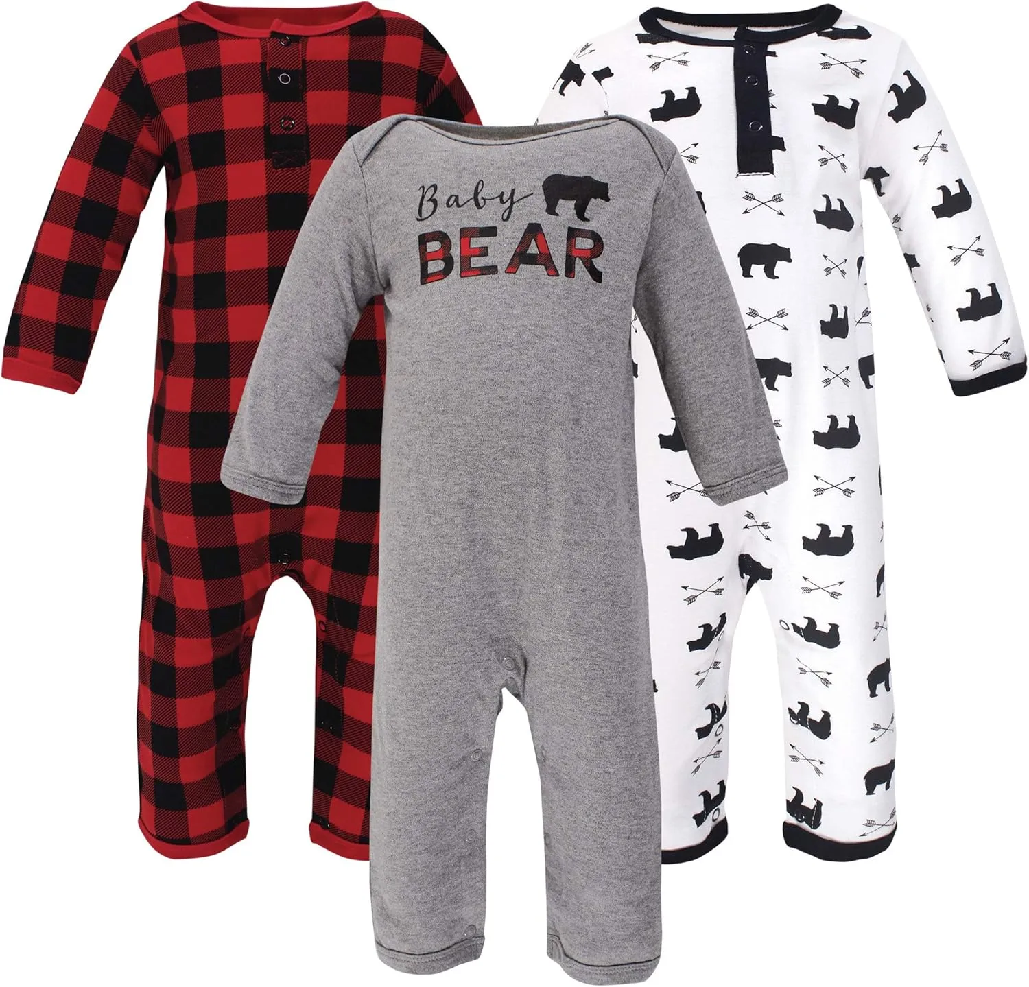 Little Treasure Unisex Baby Cotton Coveralls