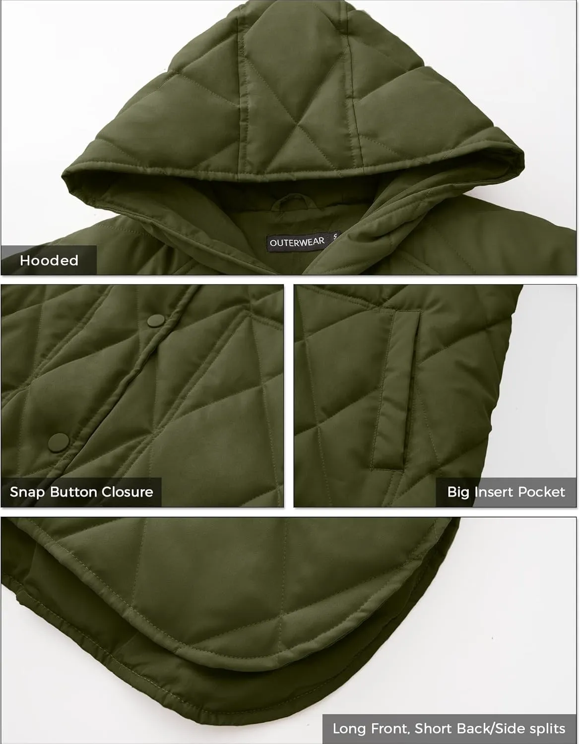 Long Jackets for Women Lightweight Warm Winter Coats for Women Diamond Quilted Hooded Puffer Jacket with Pockets