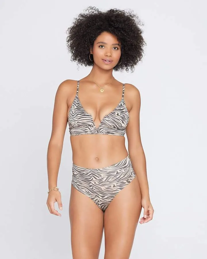 L*SPACE Animal Instinct Shimmer Portia Bottom Classic