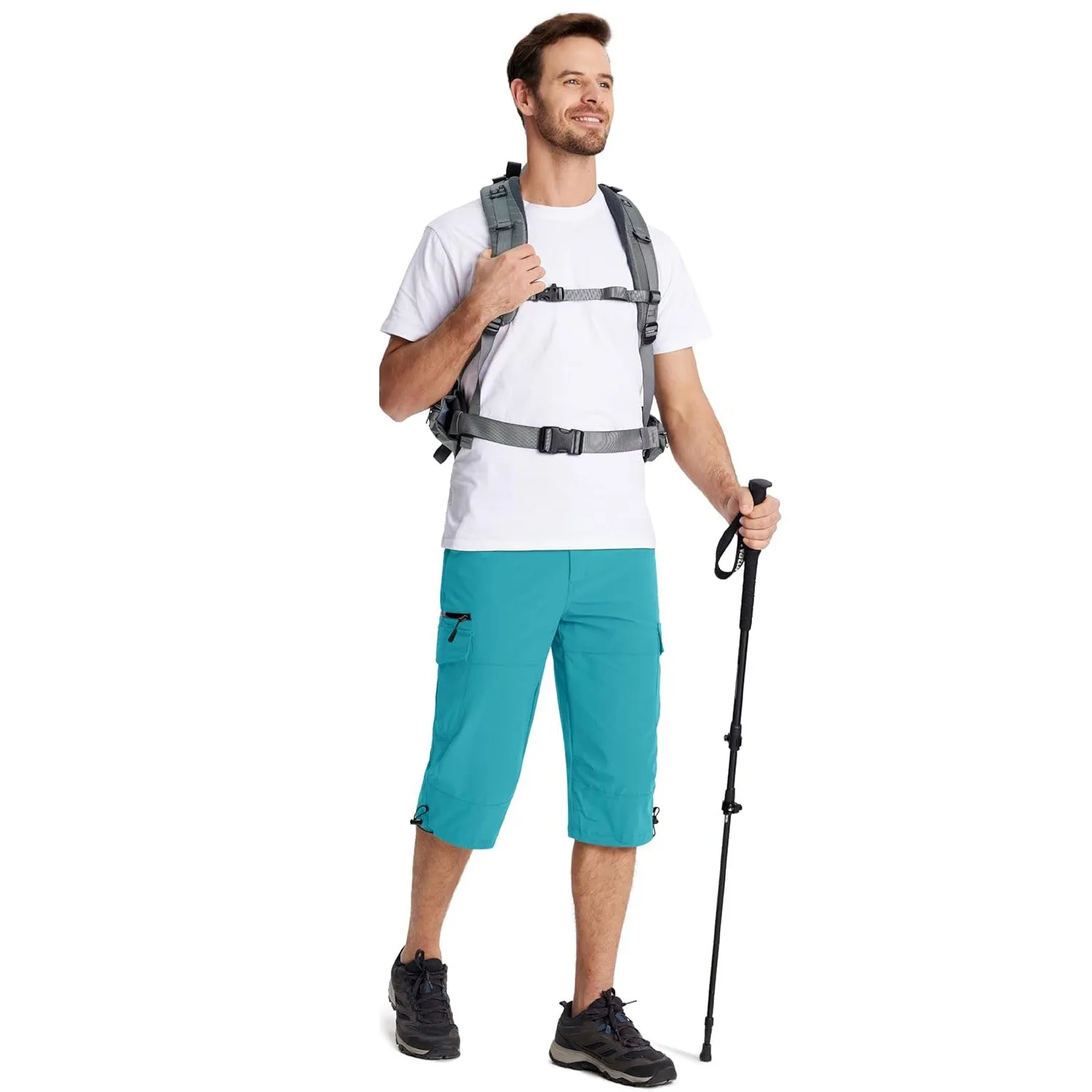 Men's 3/4 Capri Quick Dry Sports Shorts