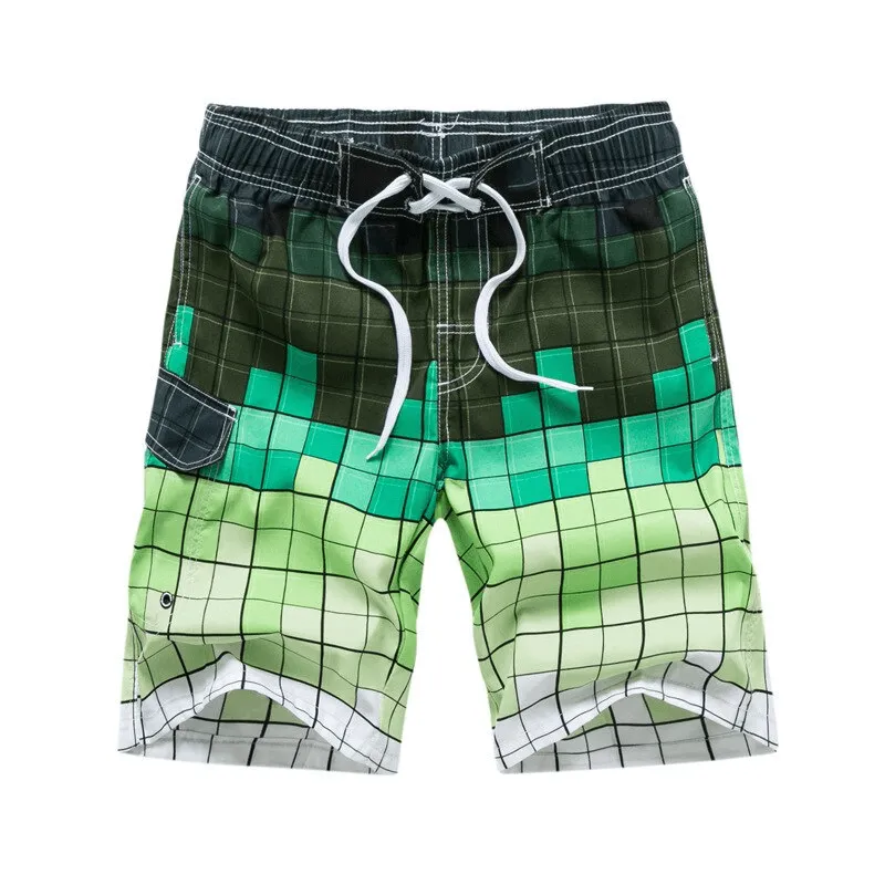 Men's Beach Quick Dry Swimming Shorts with Side Pocket - SF0860