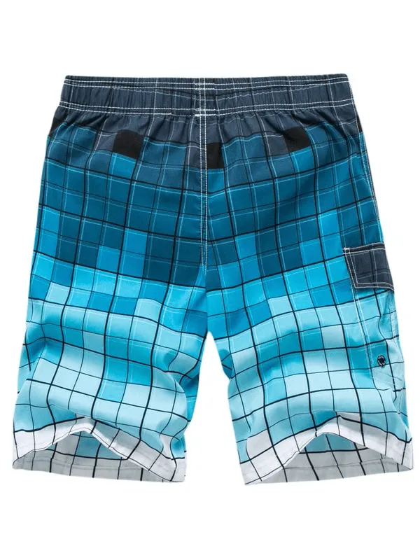 Men's Beach Quick Dry Swimming Shorts with Side Pocket - SF0860