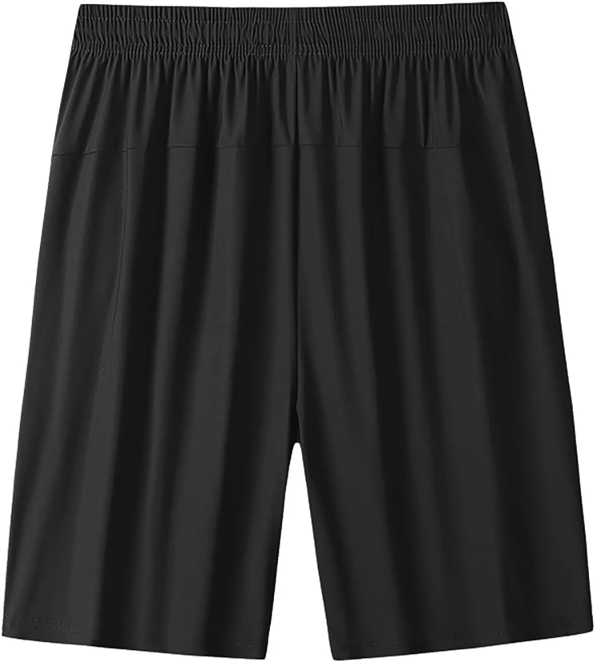 Mens Beach Shorts Summer Stretch Drawstring Casual Shorts Loose Gym Shorts with Zip Pockets Athletic Shorts Trendy