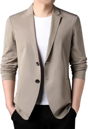 Men's Casual Blazer One Button Sport Coat Slim Fit Lightweight Suit Blazer Jacket Ugly Christmas Blazer
