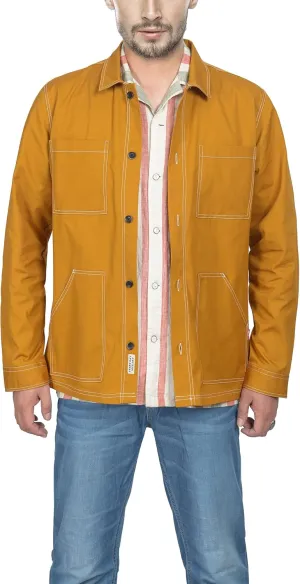 Mens Casual Lightweight Jacket Cotton Overshirts Button Down Shirt Jackets Regular & Big-tall Shacket Jacket