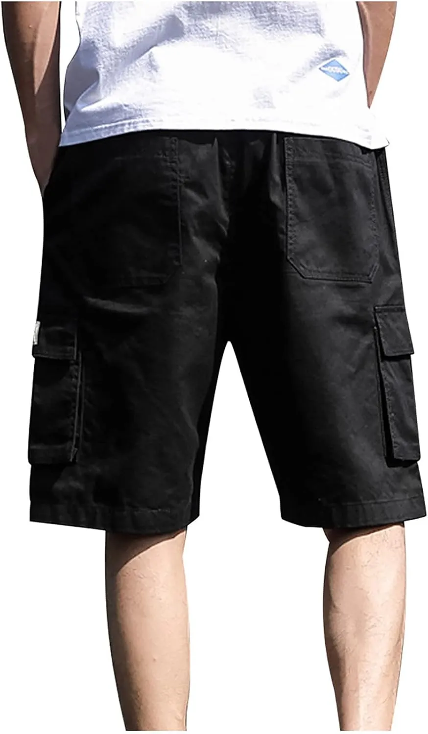 Mens Gym Shorts Athletic 9 Inch Inseam Hiking Cargo Tactical Shorts Water Resistant Workout Shorts With Pockets
