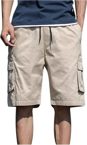 Mens Gym Shorts Athletic 9 Inch Inseam Hiking Cargo Tactical Shorts Water Resistant Workout Shorts With Pockets