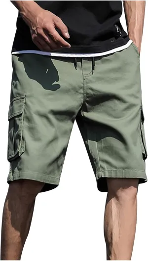 Mens Gym Shorts Athletic 9 Inch Inseam Hiking Cargo Tactical Shorts Water Resistant Workout Shorts With Pockets