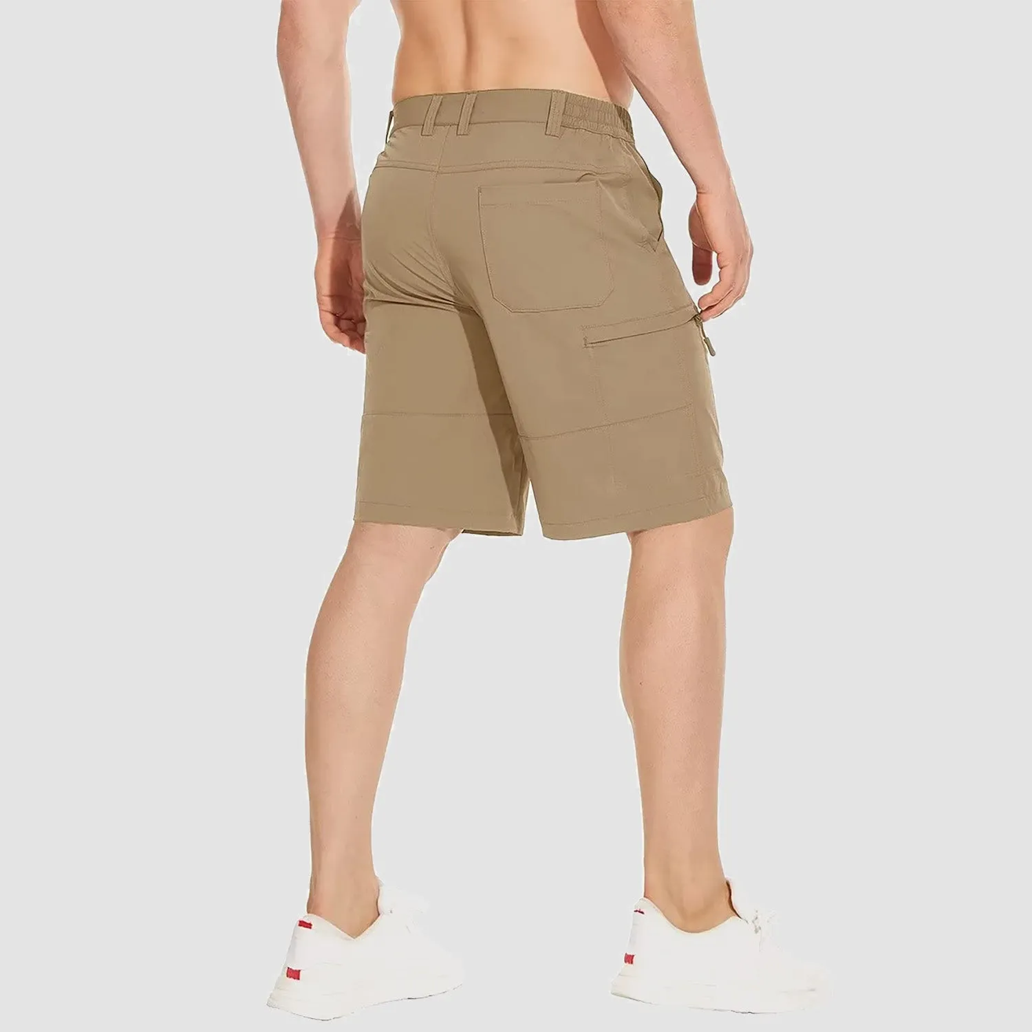 Men's Hiking Shorts 5 Pockets Water-Resistant Ripstop Quick Dry Outdoor Cargo Fishing Tactical Shorts
