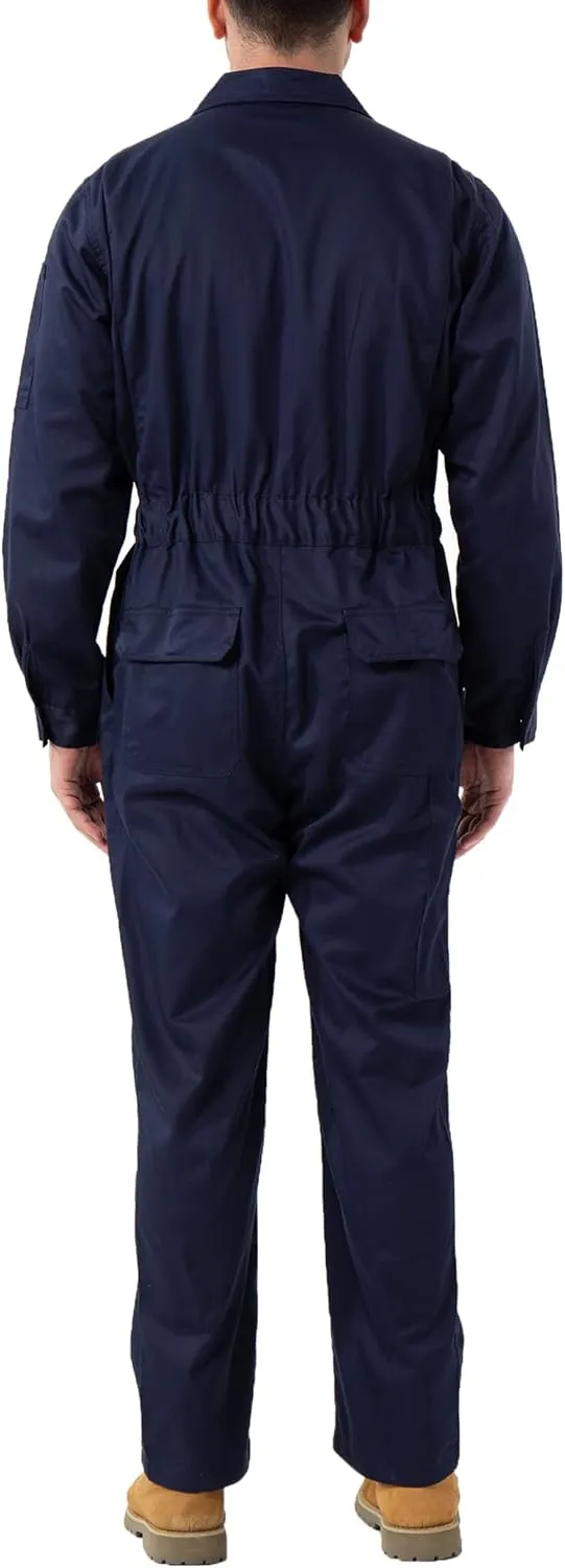 Men's Long Sleeve Twill Action Back Work Coverall