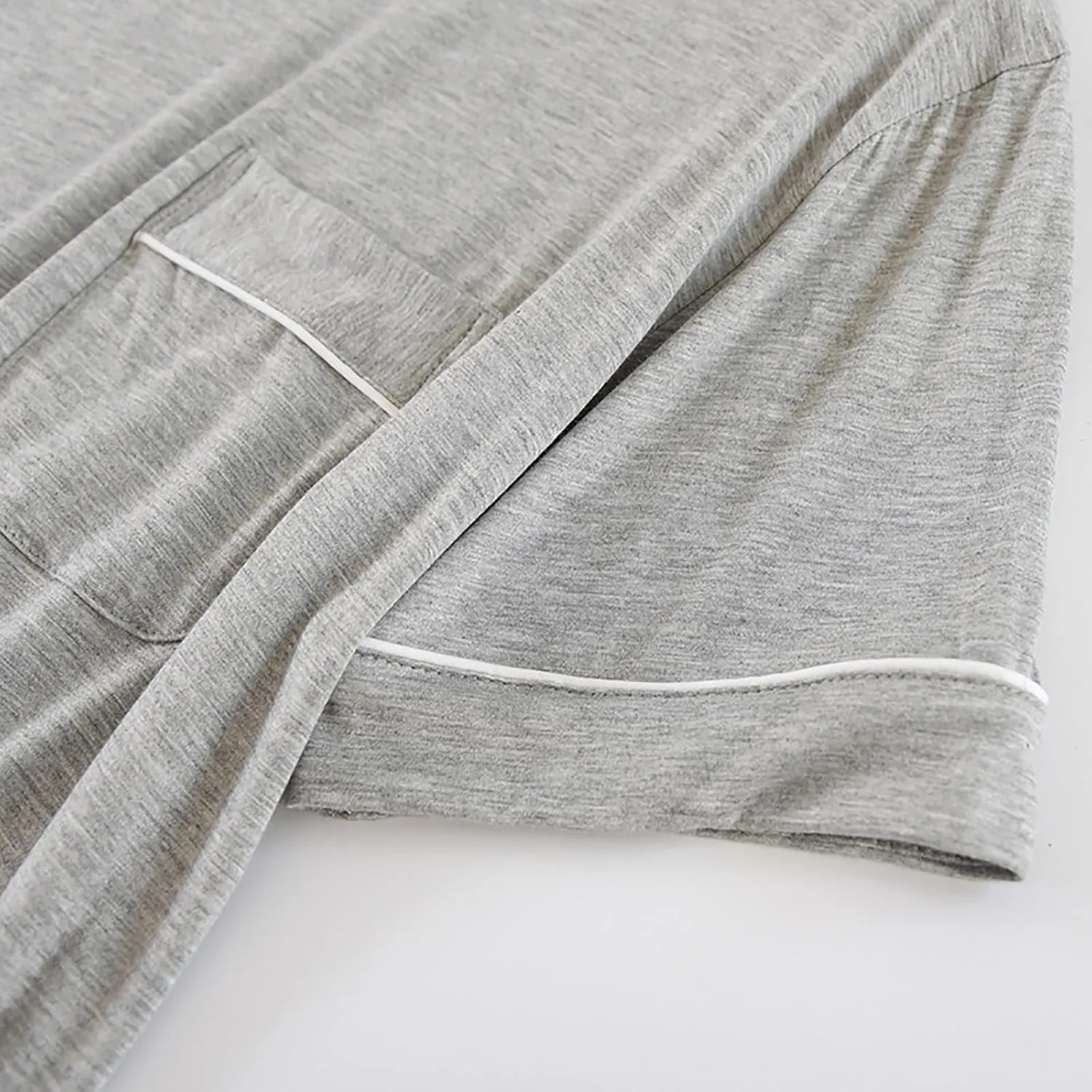 Mens Modal Cotton Lounge T-Shirt Short Sleeve Soft Lightweight Pajama Tops Round Neck Tee Top Loungewear