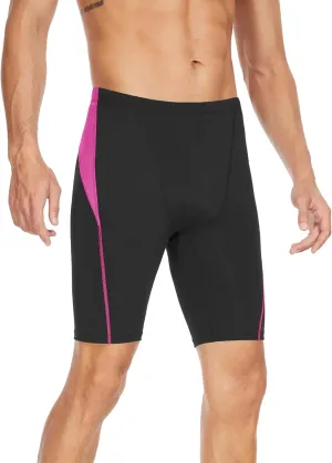 Men's Swim Jammers Competitive Athletic Swim Team Suit Training Endurance Racing Quick Dry Swimming Shorts UPF 50