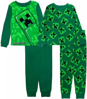 Minecraft Boys' Cotton Pajama Set