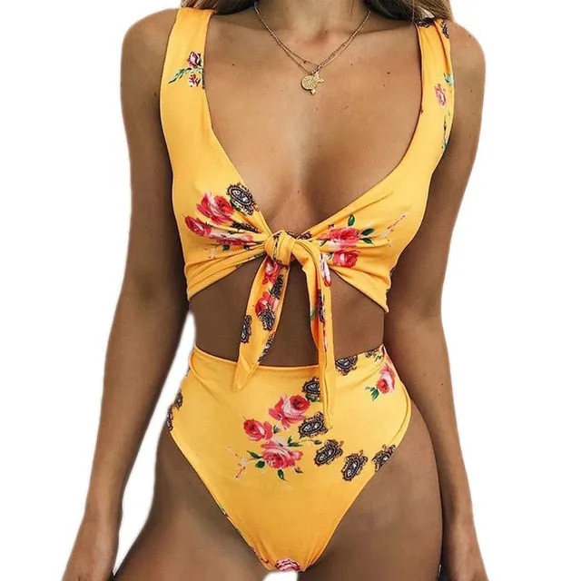 Minimalism Le High Waist 2019 Sexy Bikinis