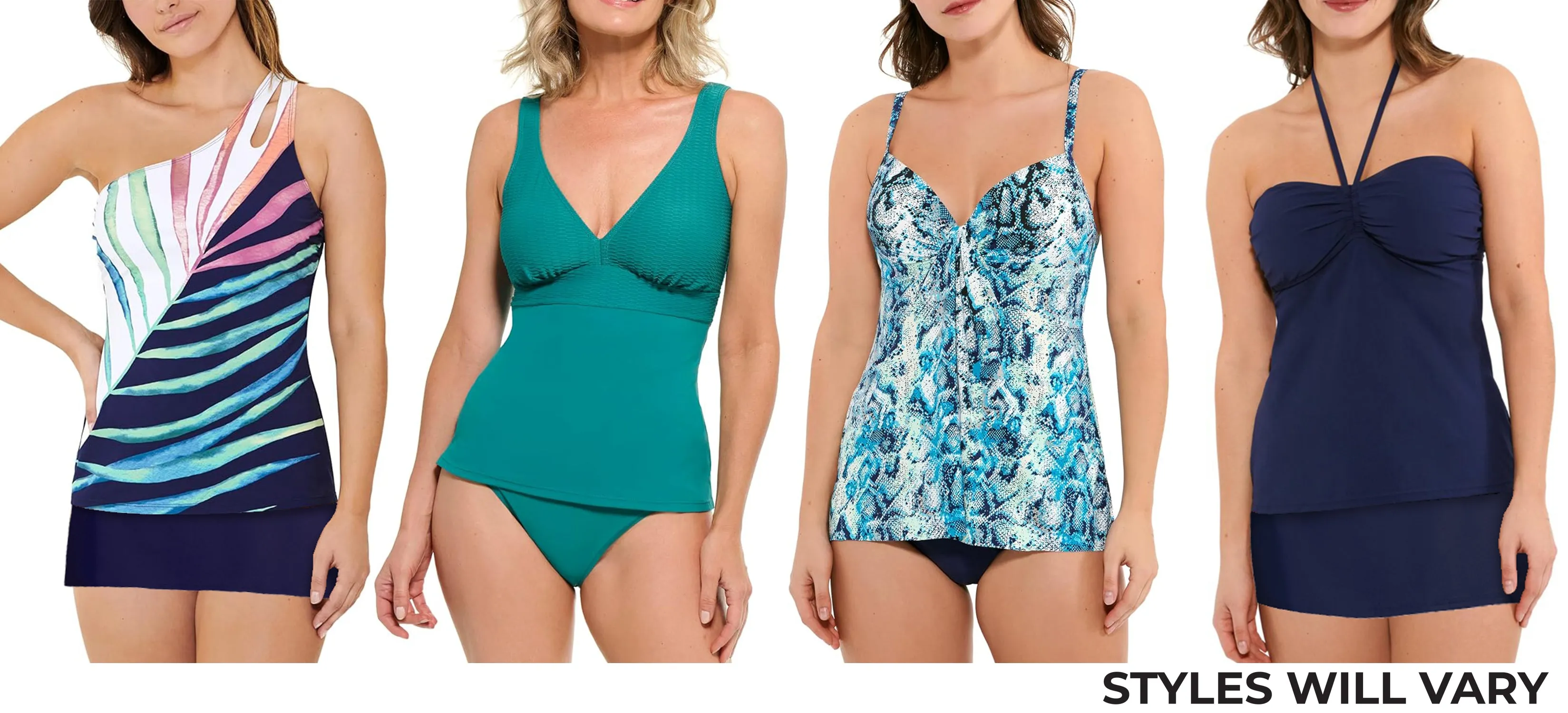 MS-CRTK-A - Wholesale Women's "ALL ASSORTED" Tankinis & Skirtinis