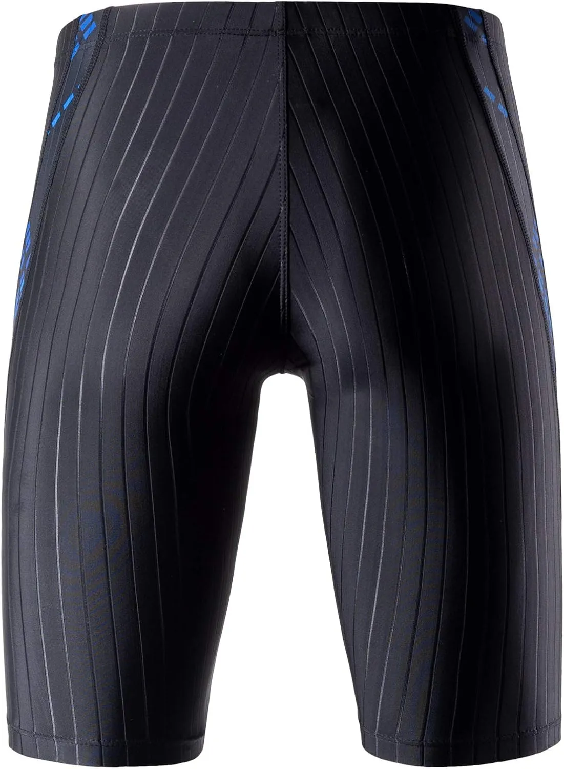 MY KILOMETRE Men's Swimsuit Jammer Solid Swim Jammers Endurance Long Racing Training Swimsuit