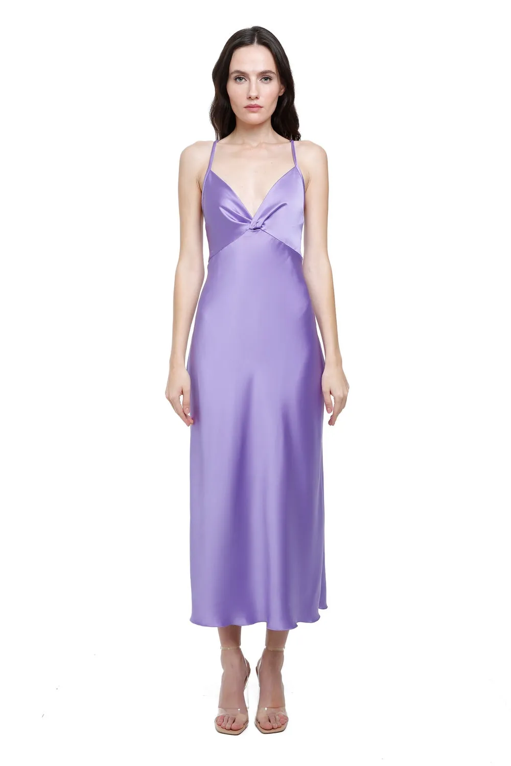 Norelle Silk Midi Dress