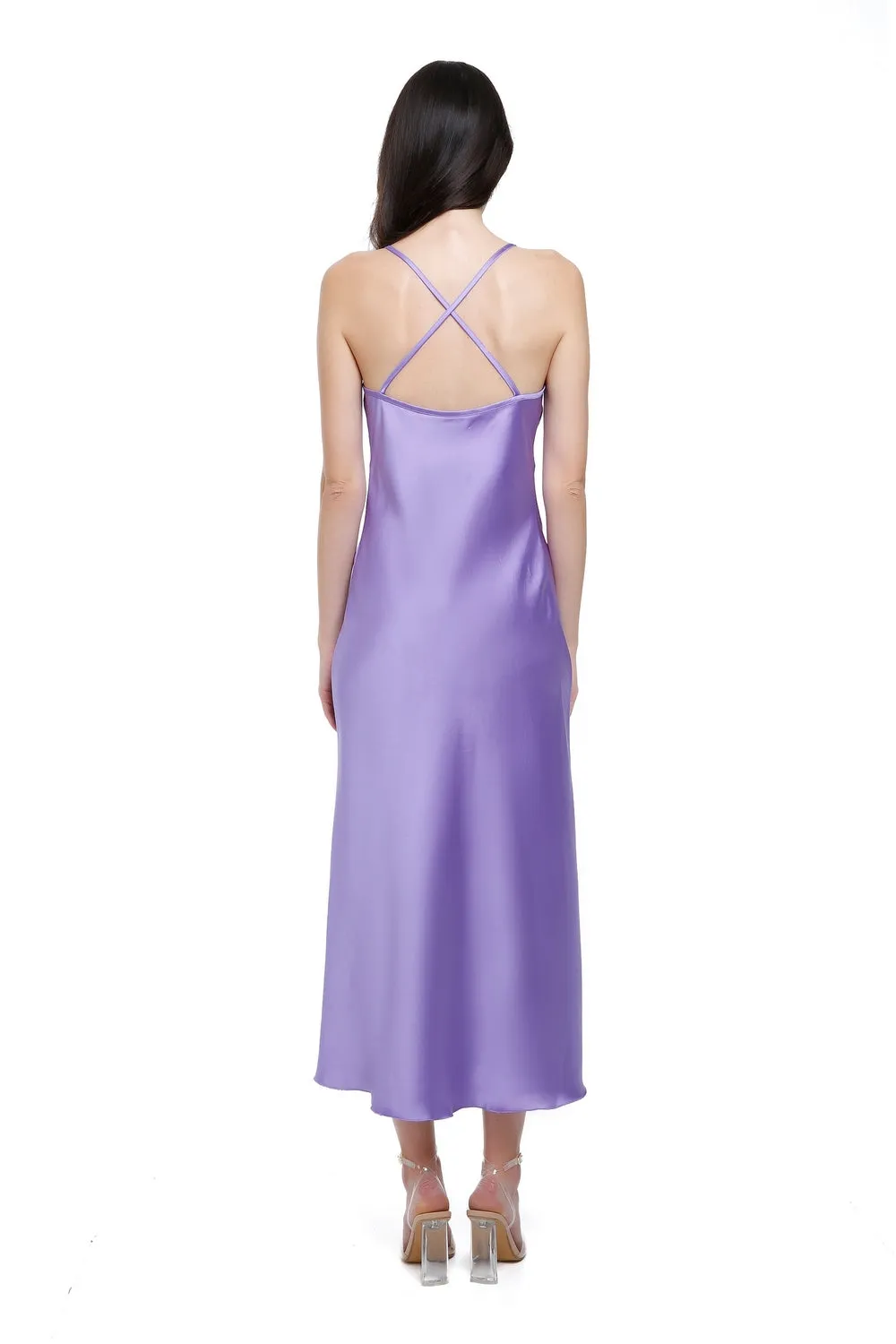 Norelle Silk Midi Dress