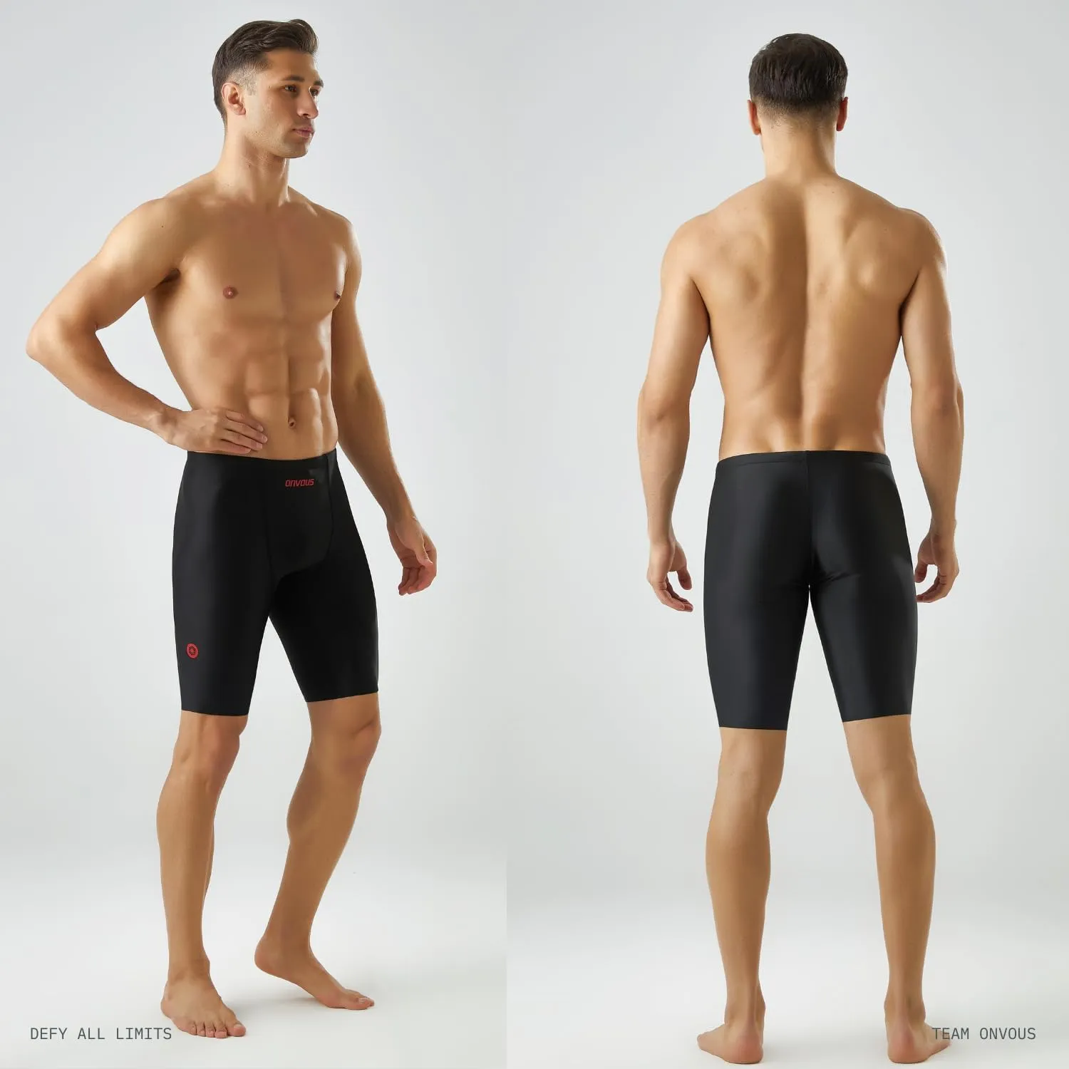 Onvous Swim Jammers for Men | Men's Athletic Swimwear Jammer | Mens Jammer for Swimming | Mens Swim Jammers Size 28-38