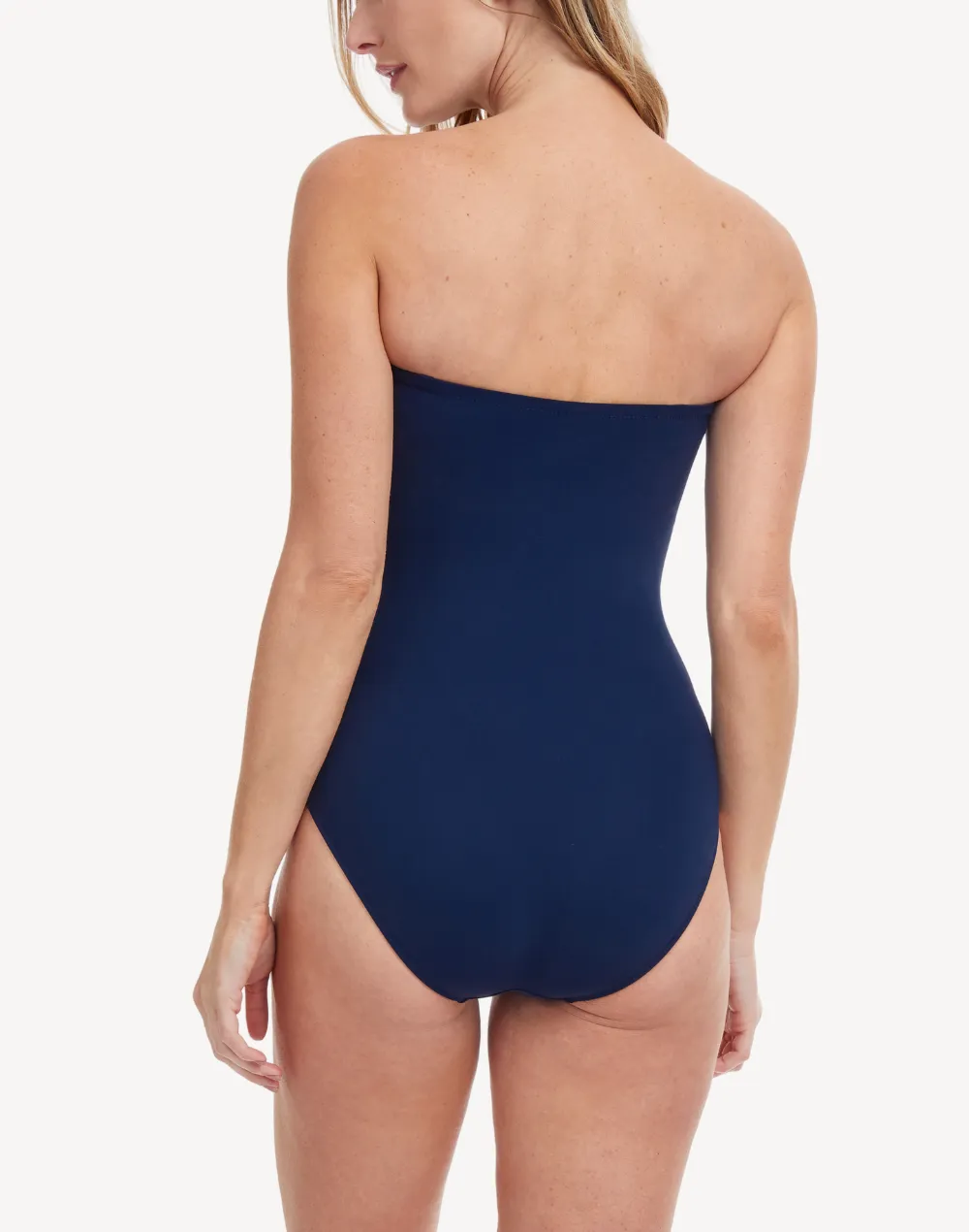 Onyx Bandeau One Piece Swimsuit