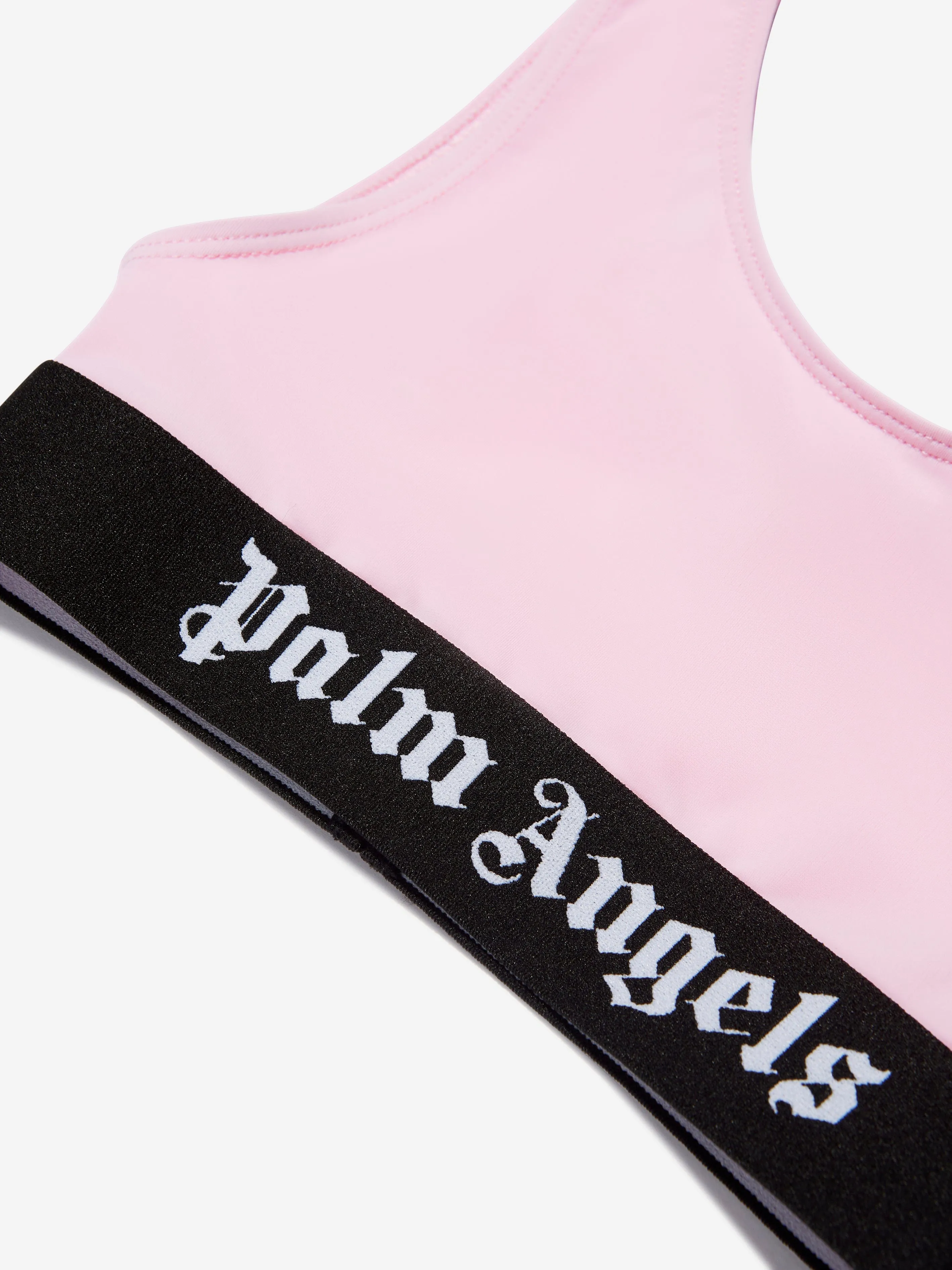 Palm Angels Girls Logo Tape Bikini in Pink