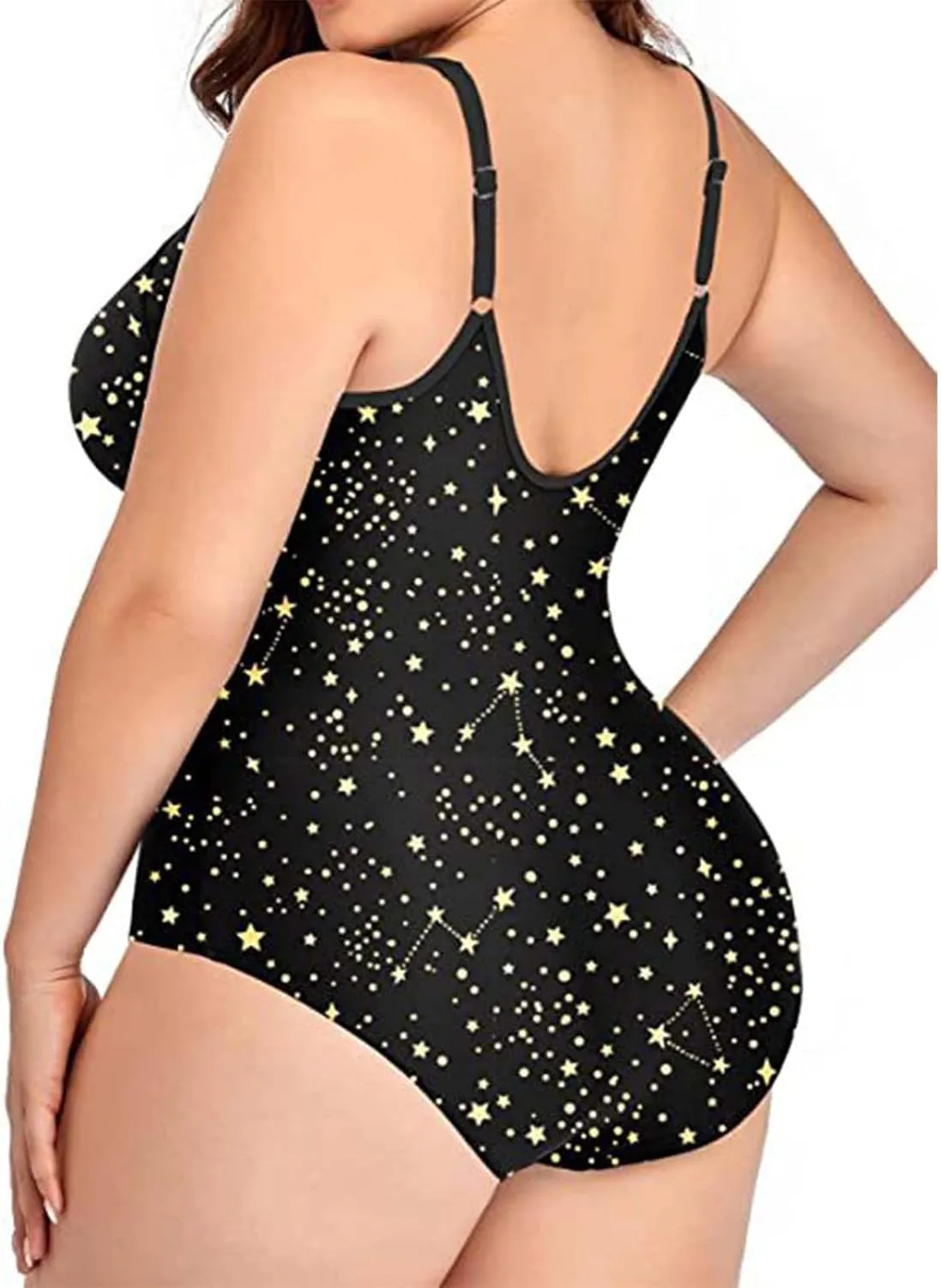 Plus Size Women Zipper One Piece Swimsuit Ruched Tummy Control Zip Front Bathing Suit Adjustable Surfing Swimwear