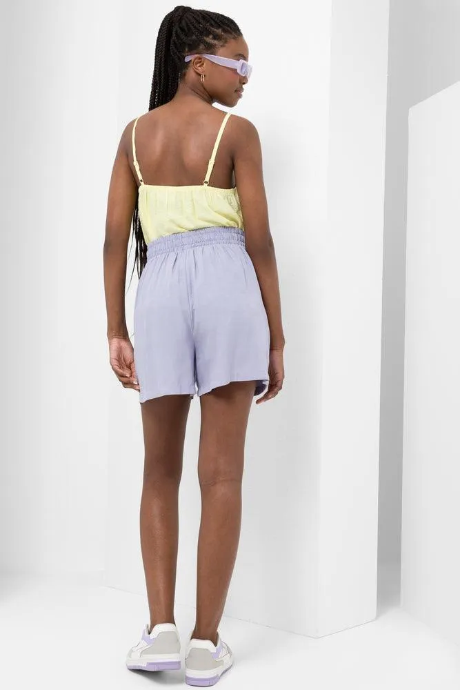 Pull On Shorts Purple