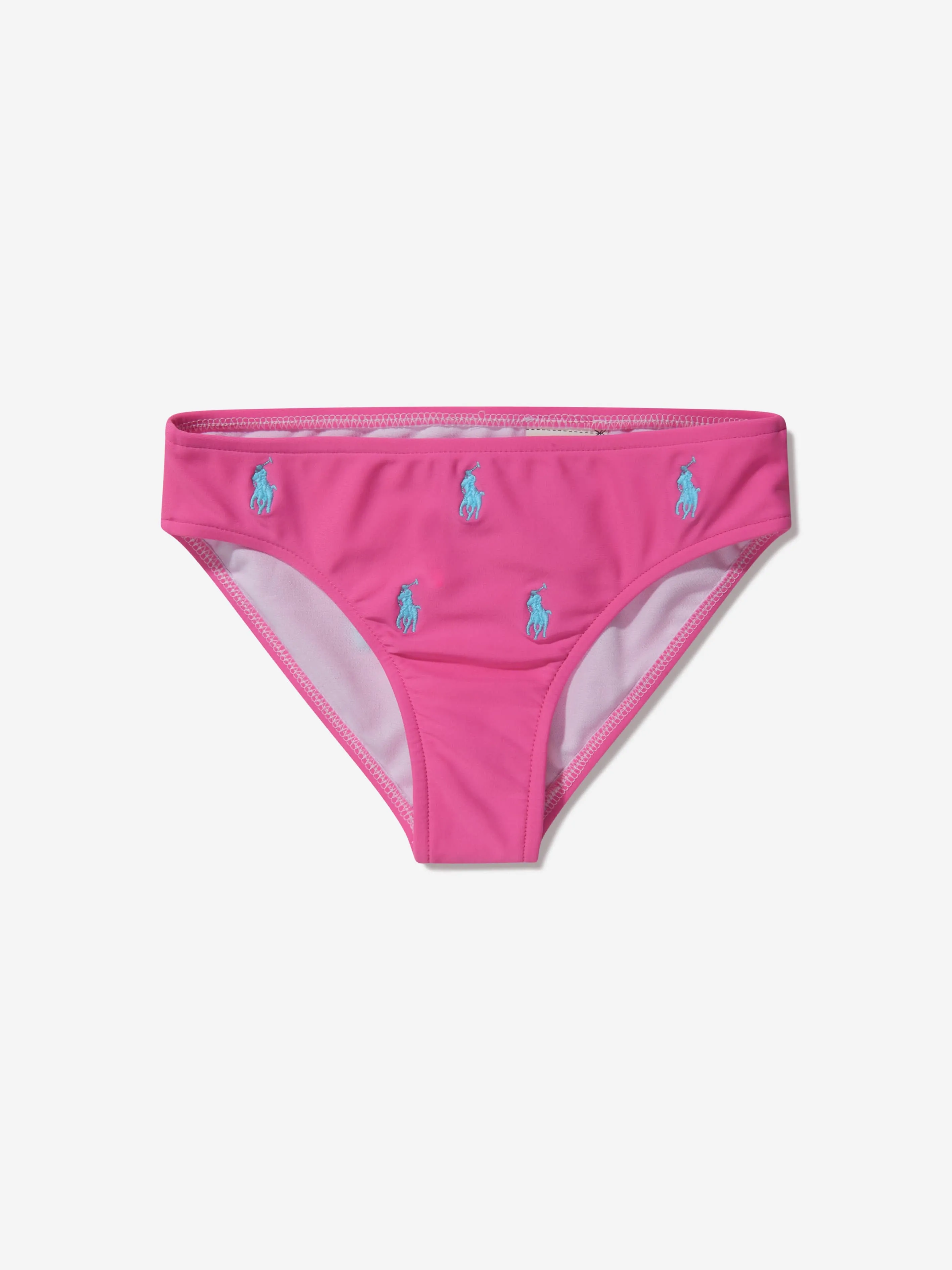 Ralph Lauren Girls Embroidered Logo Bikini
