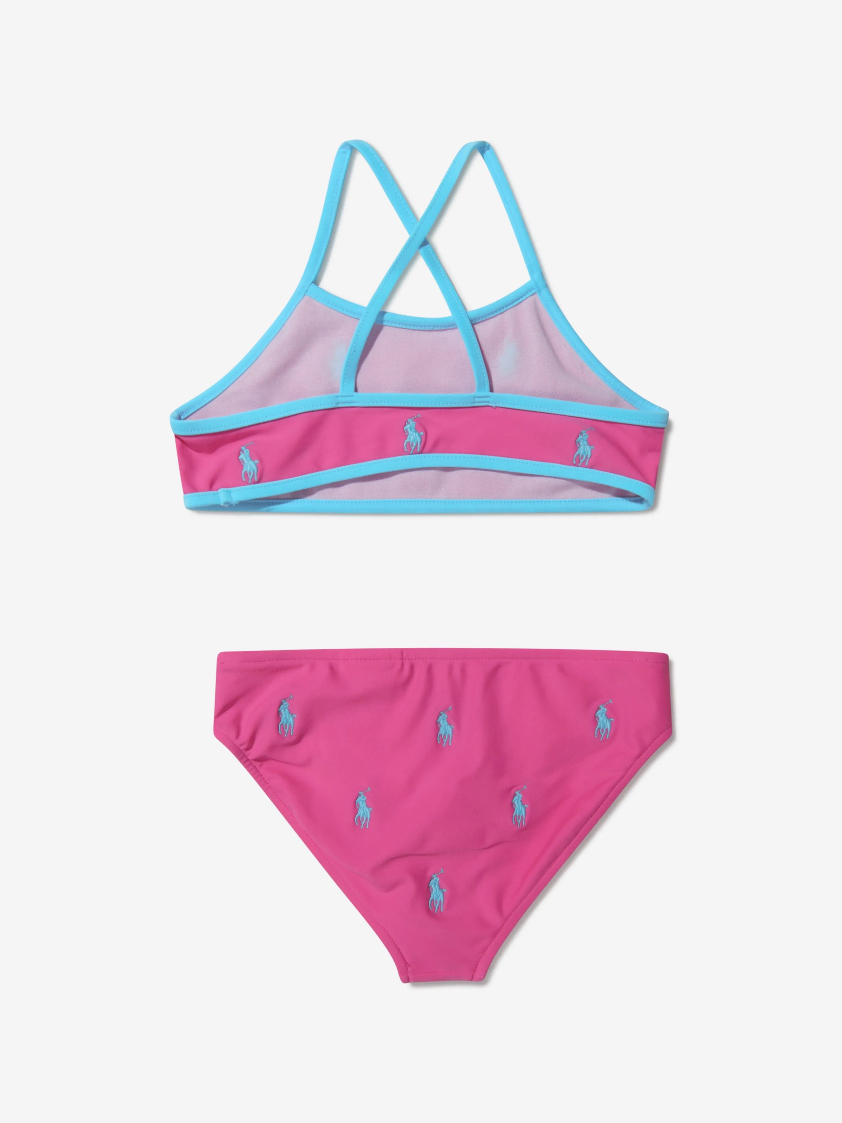 Ralph Lauren Girls Embroidered Logo Bikini